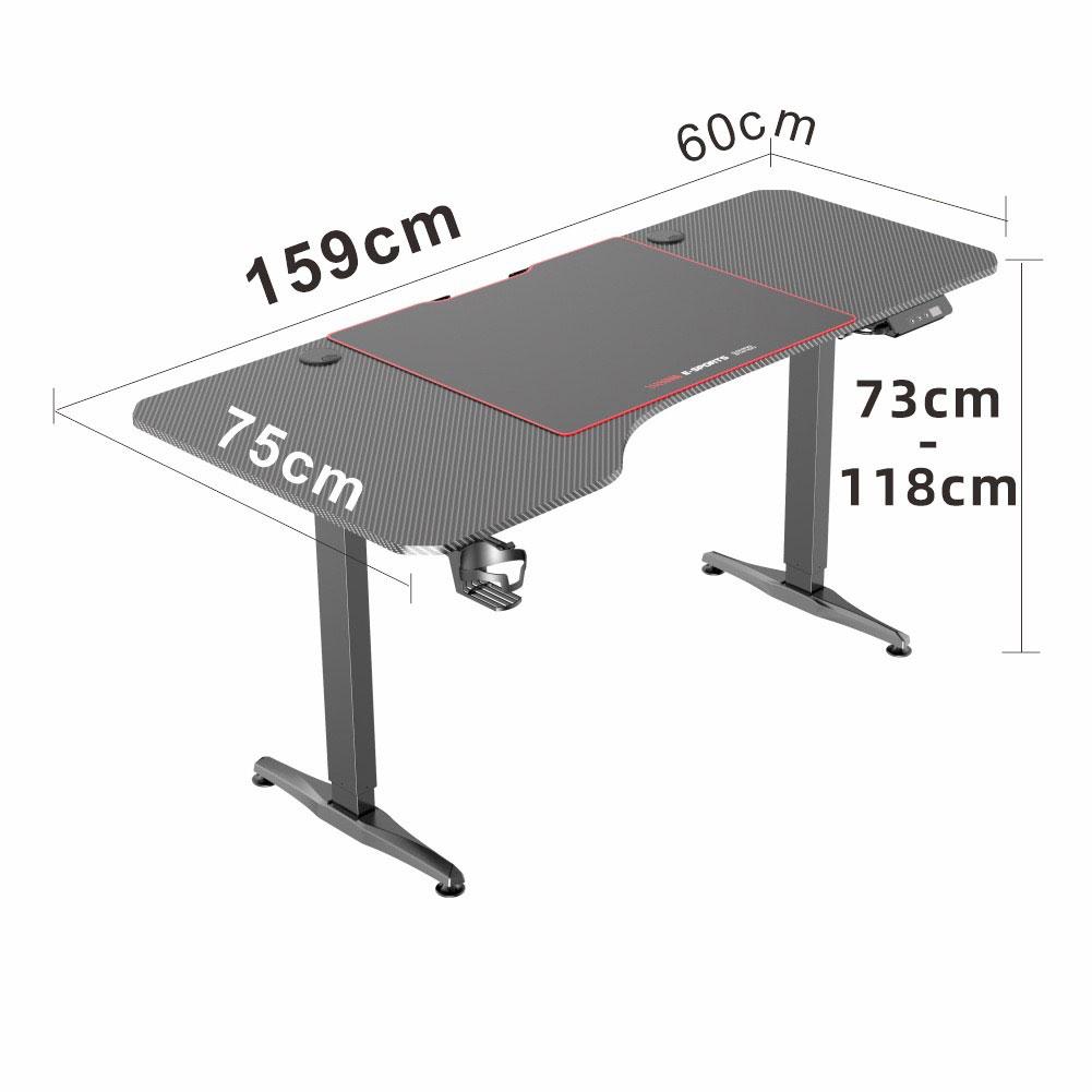 NNEDSZ Gaming Standing Desk Home Office Lift Electric Height Adjustable Sit To Stand Motorized Standing Desk 1160-4