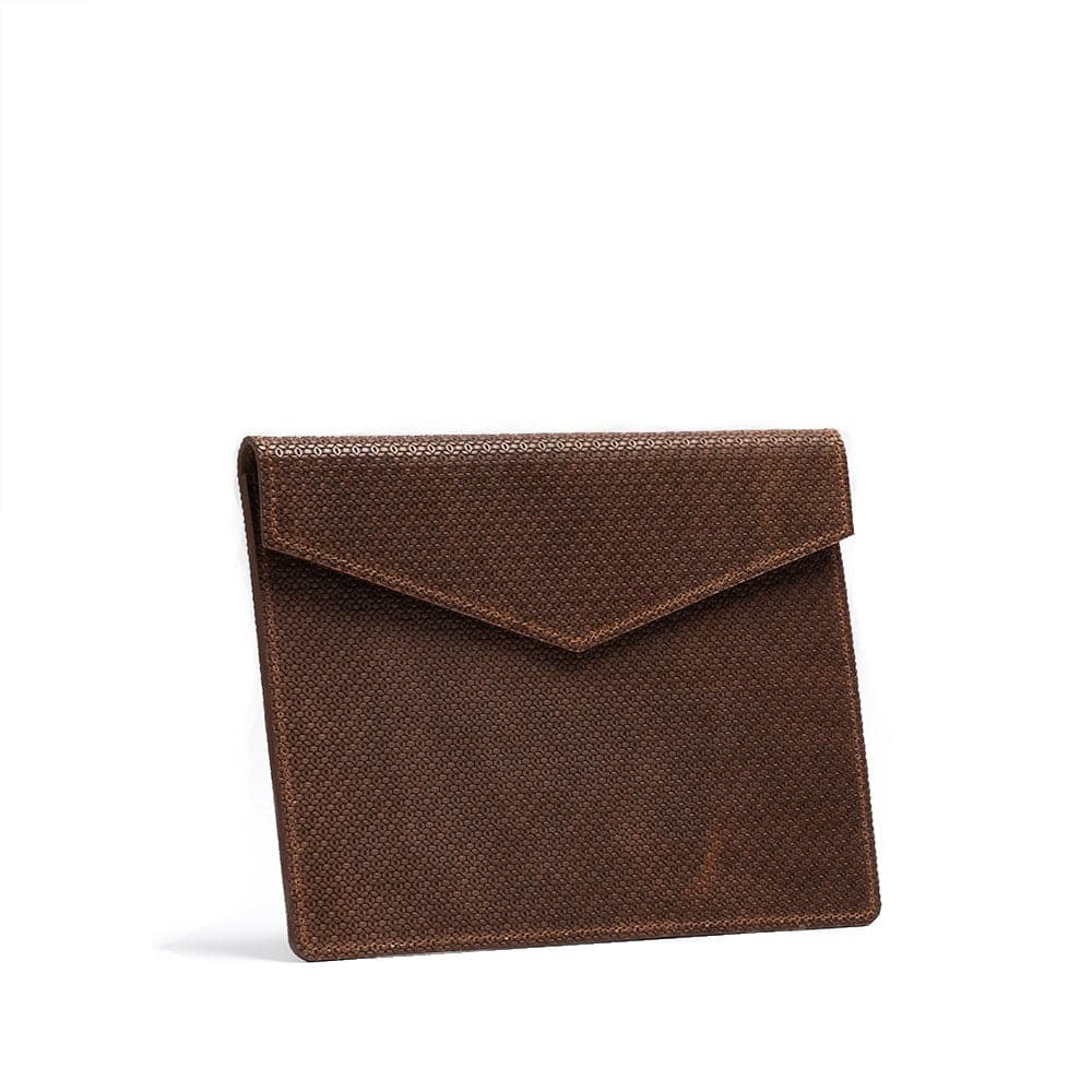 Housse en cuir pour iPad - Motif géométrique