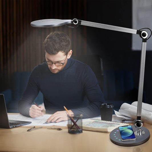LED Professional Desk Lamp With Wireless Charging Pad