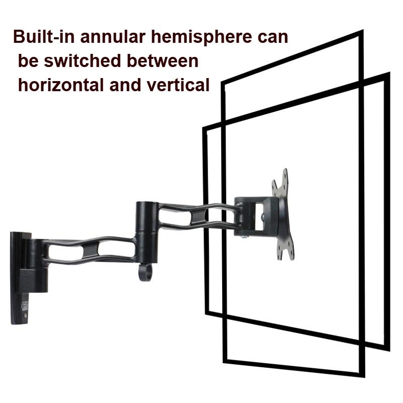 NNEIDS Telescopic Rotating Tv Wall Mount For Gibbon L33 Monitors