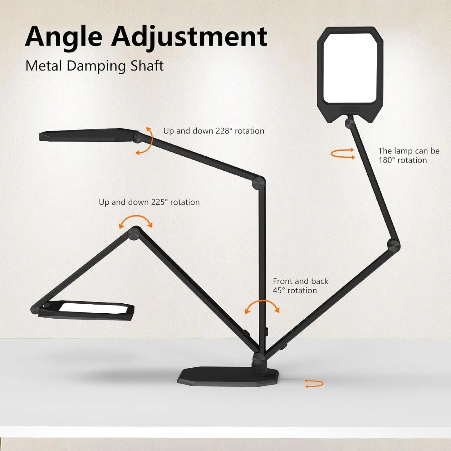 Professional LED Desk Lamp Dimmable 6500K Webcam Integrated