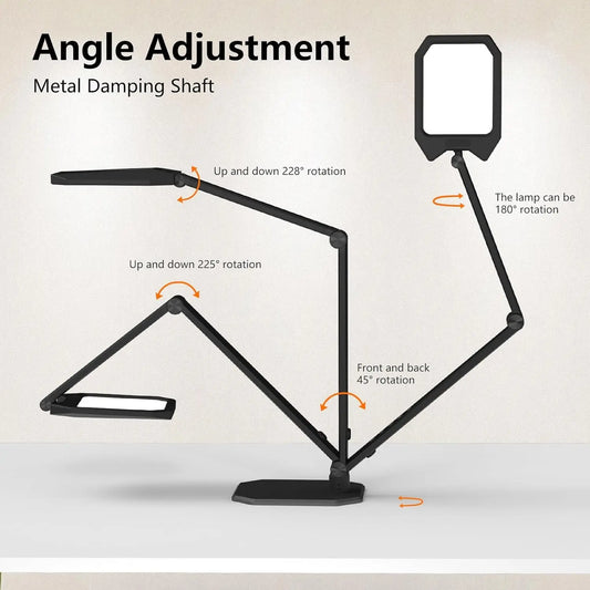 Professional LED Desk Lamp Dimmable 6500K Webcam Integrated