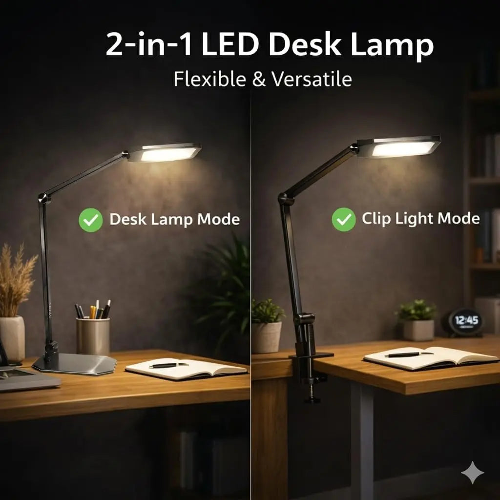Professional LED Desk Lamp Dimmable 6500K Webcam Integrated