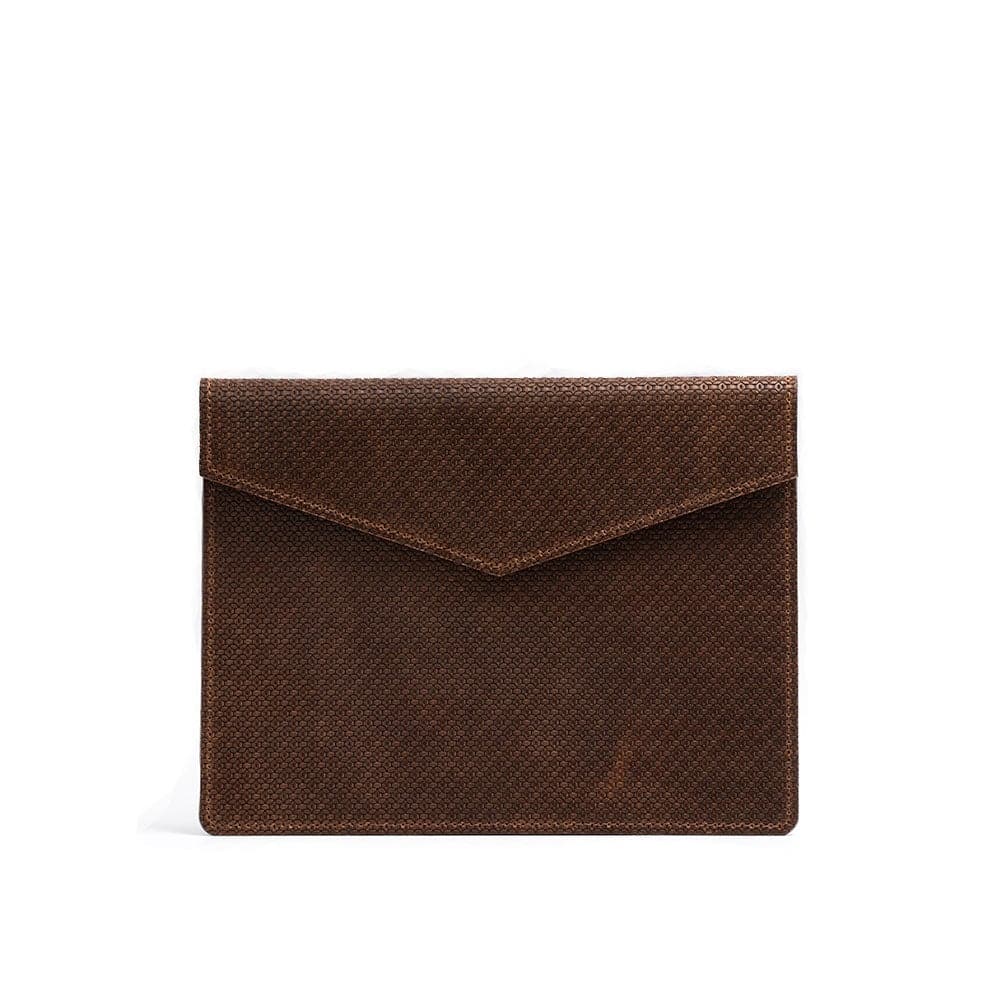 Housse en cuir pour iPad - Motif géométrique